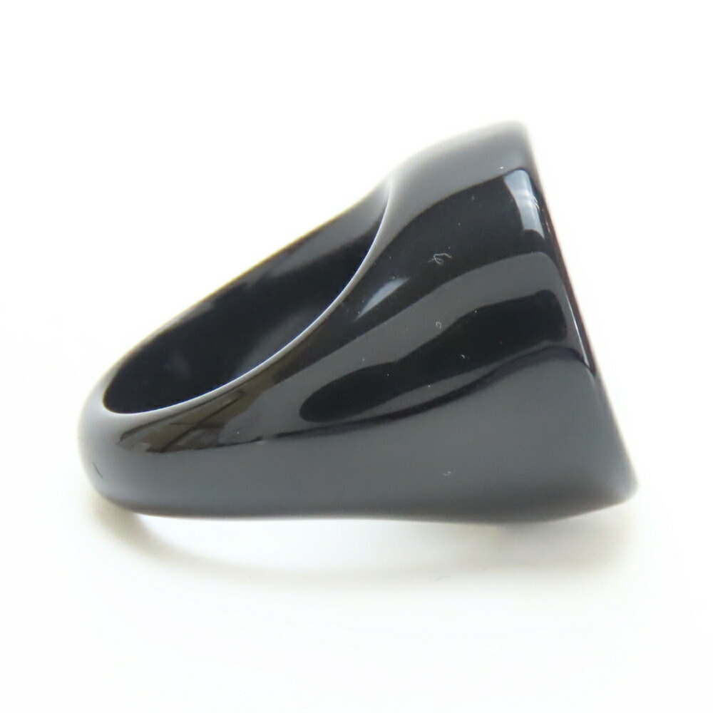 CHANEL Black Logo Ring - Picture 4 of 10